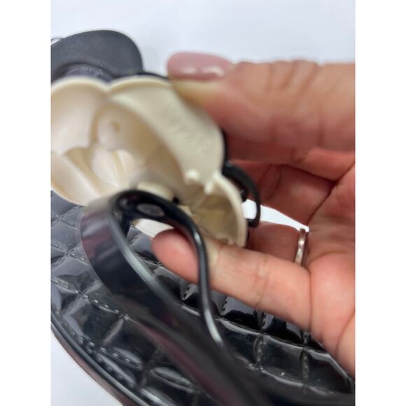 Authentic Chanel Flower Camellia Sandals 37 - Picture 6 of 6